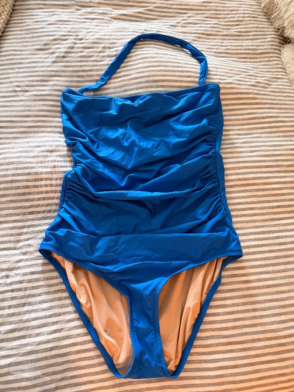 J. Crew Blue One-Piece Swimsuit